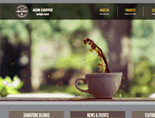 Tablet Screenshot of aimcoffee.com
